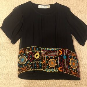 Vintage embroidered blouse